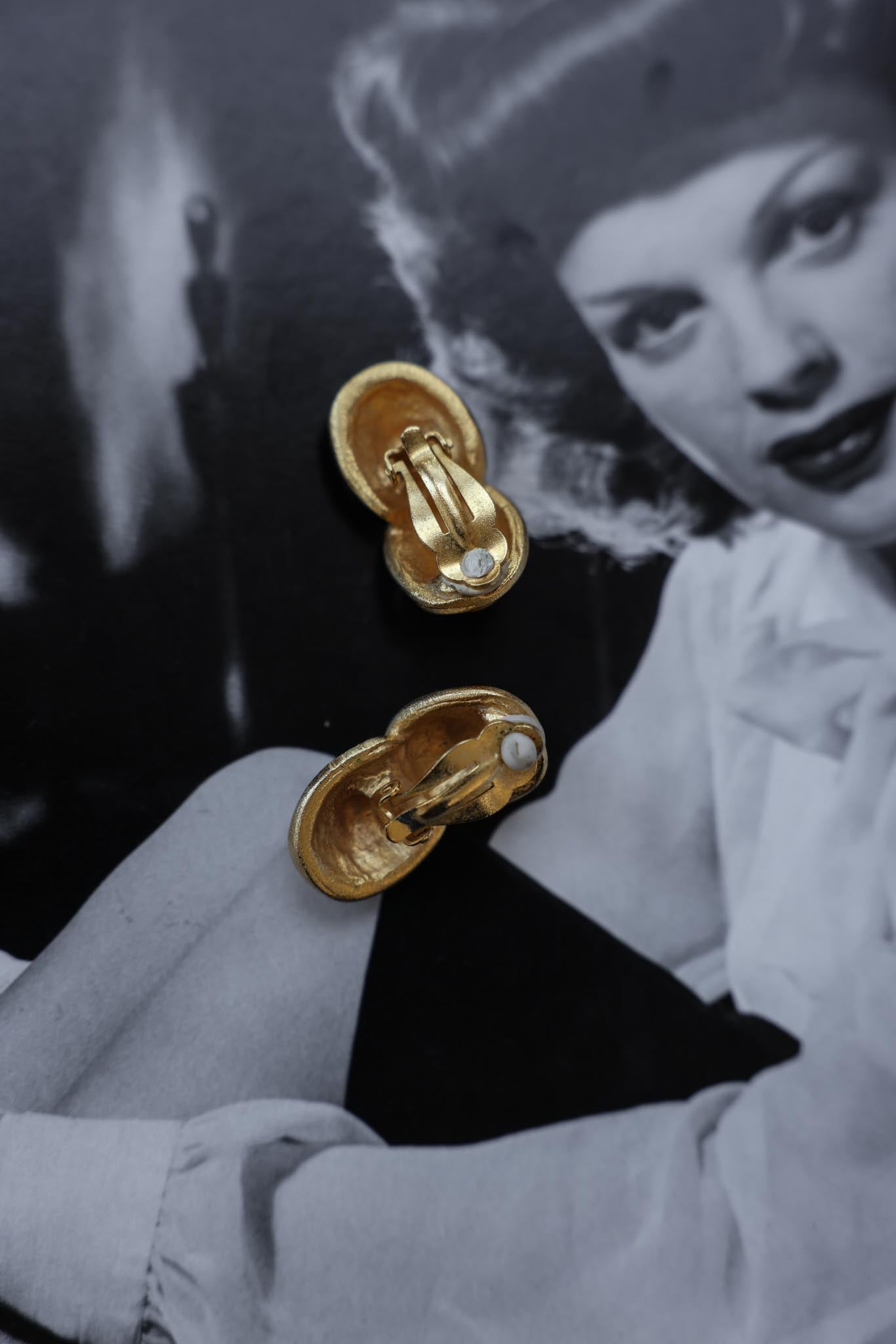 Golden Spiral Earrings|Vintage Baazaar 