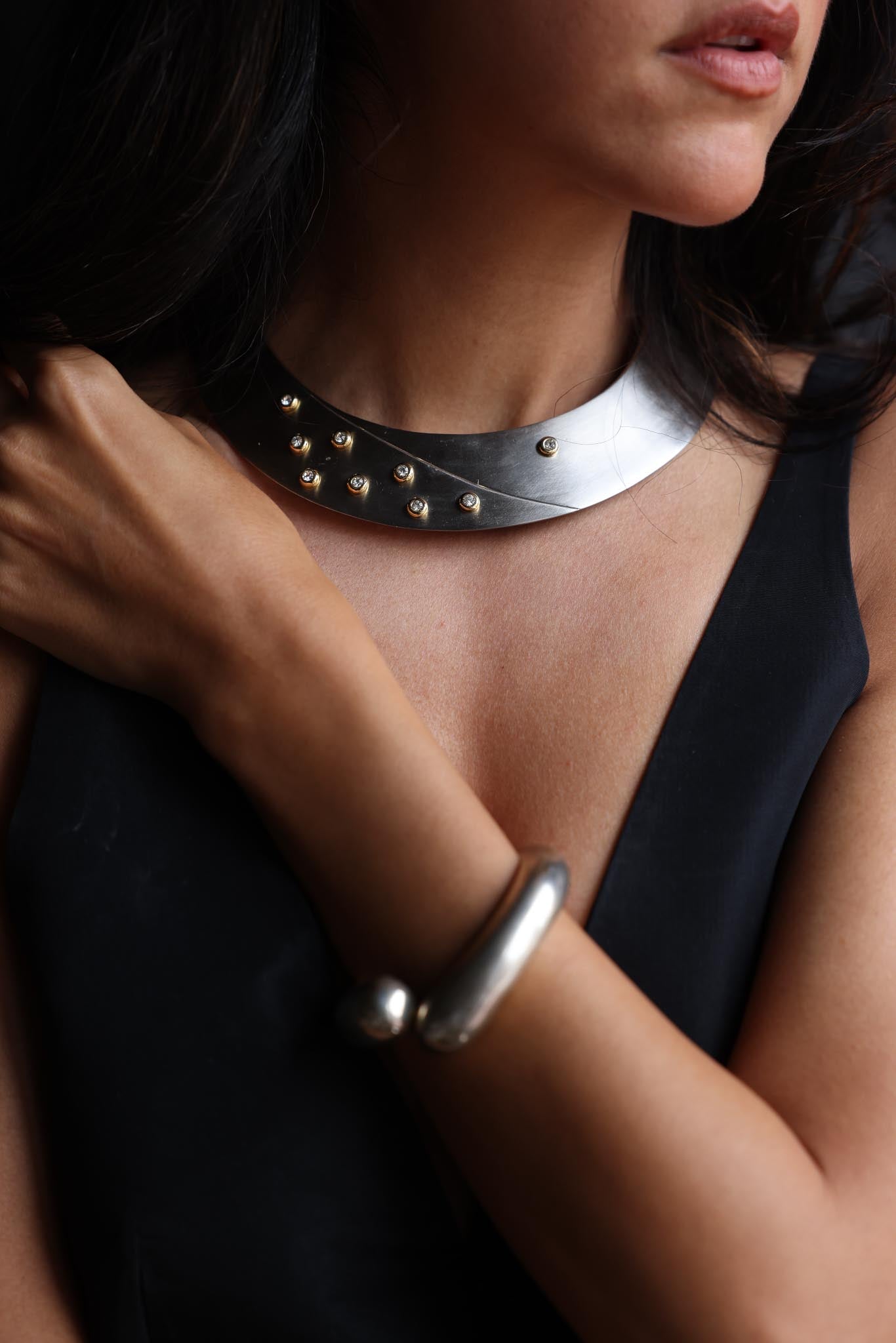 Celestial Orbit Collar Necklace|Vintage Baazaar 