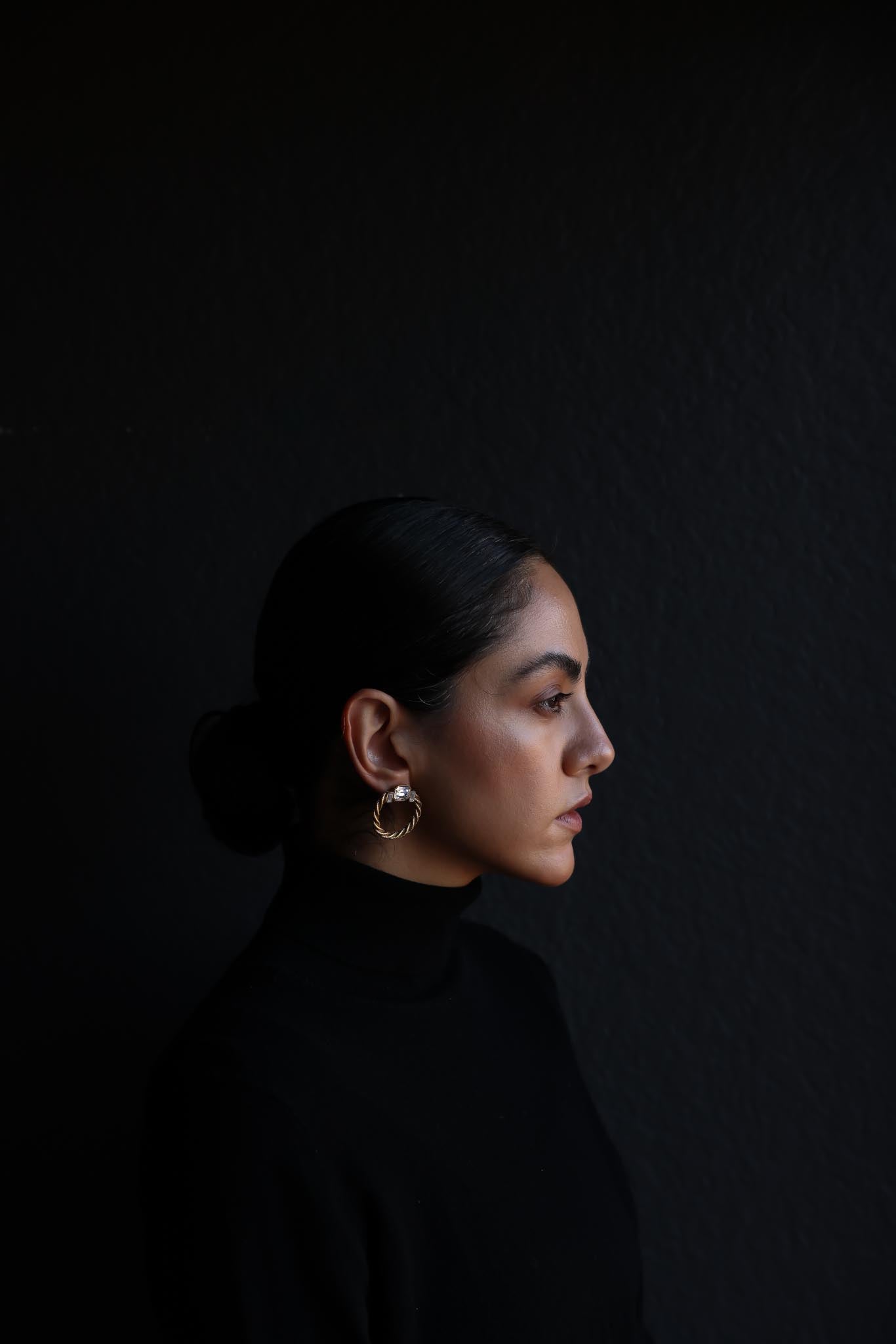 Golden Twist Earrings|Vintage Baazaar 