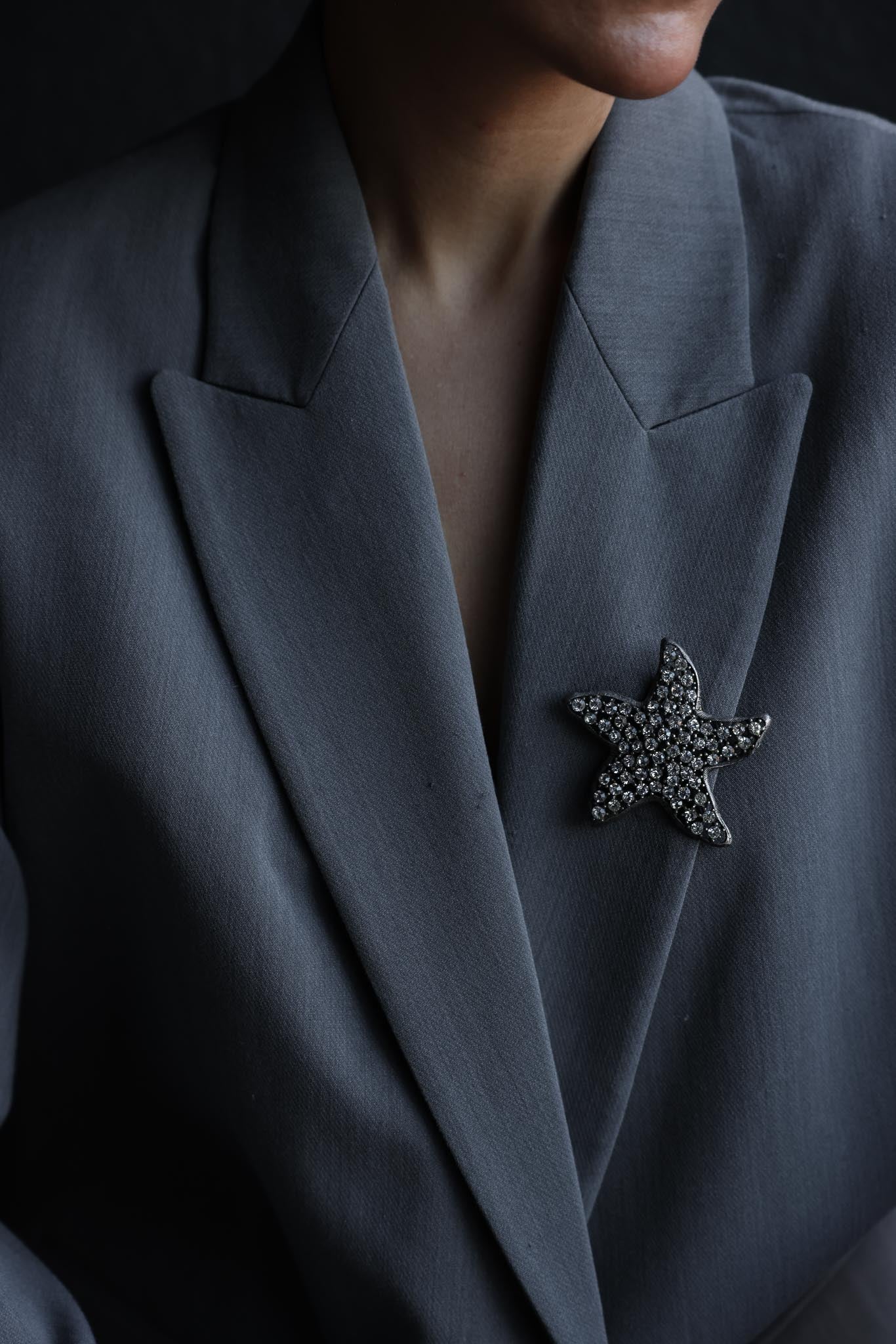Weiss Starfish Rhinestone Brooch - 1950s|Vintage Baazaar 
