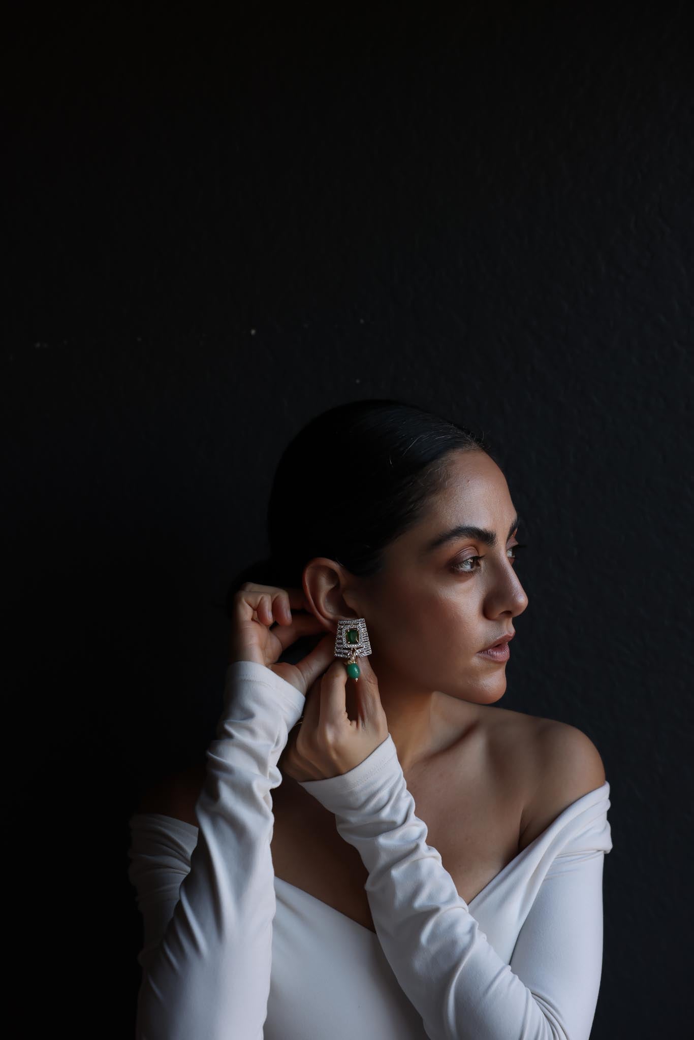 Verdant Cascade Earrings|Vintage Baazaar 