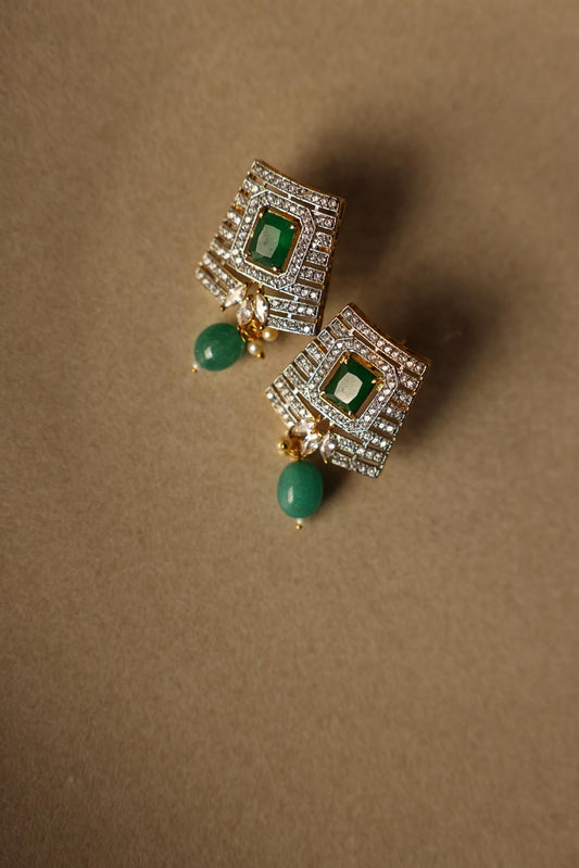 Verdant Cascade Earrings|Vintage Baazaar 