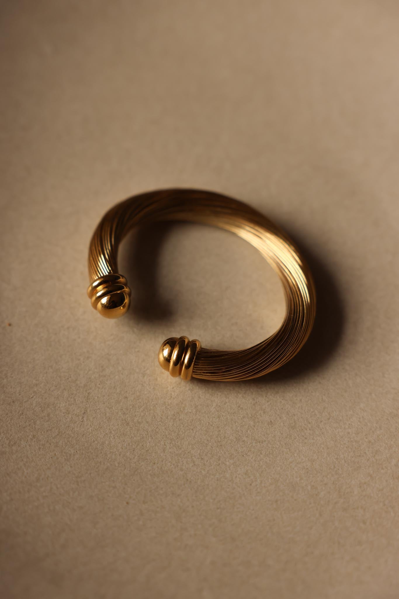 Gold-Tone Wire Cuff Bracelet