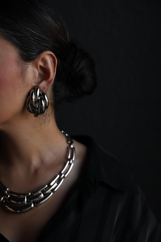 Napier Silver-Tone Link Necklace