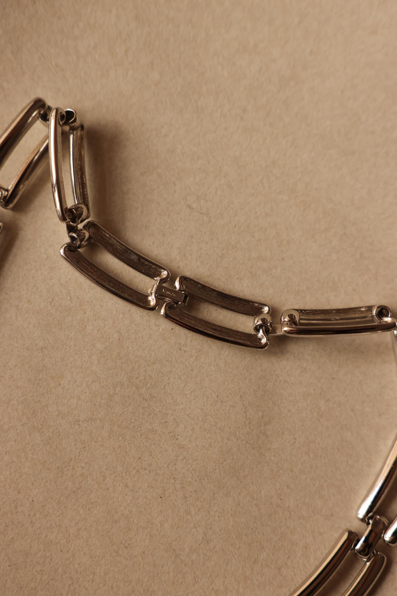 Napier Silver-Tone Link Necklace