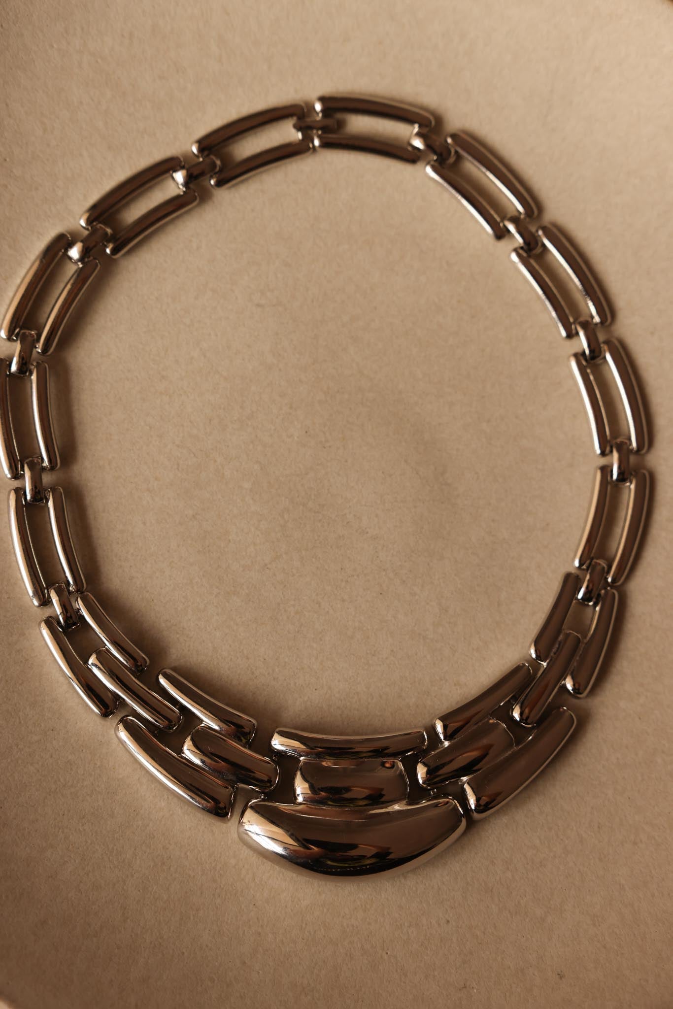 Napier Silver-Tone Link Necklace