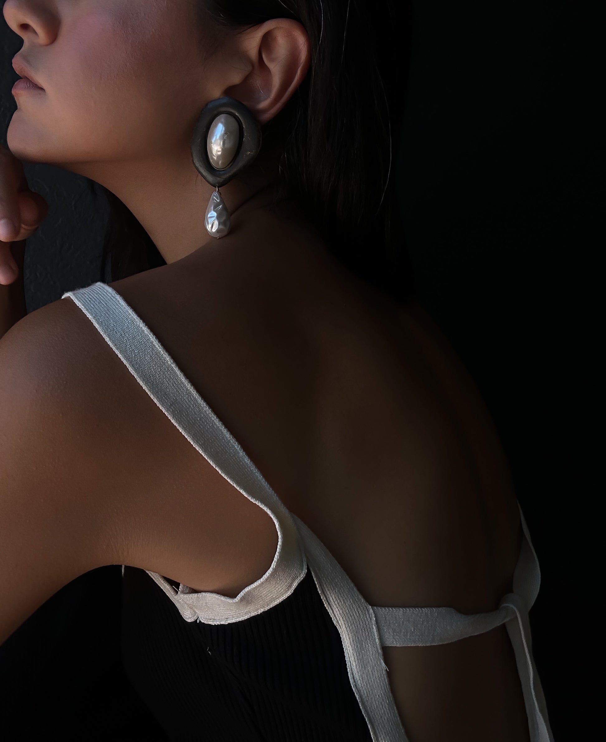 Baroque Pearl Statement Earrings|Vintage Baazaar 