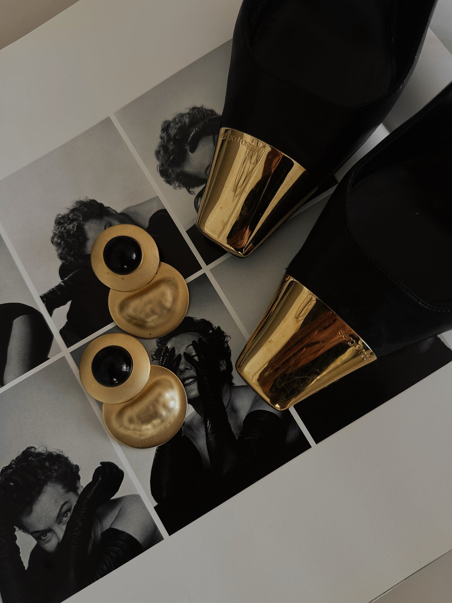 Midnight Sun Earrings|Vintage Baazaar 