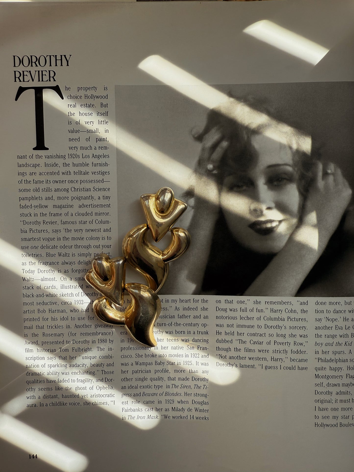 Gilded Flow Earrings|Vintage Baazaar 