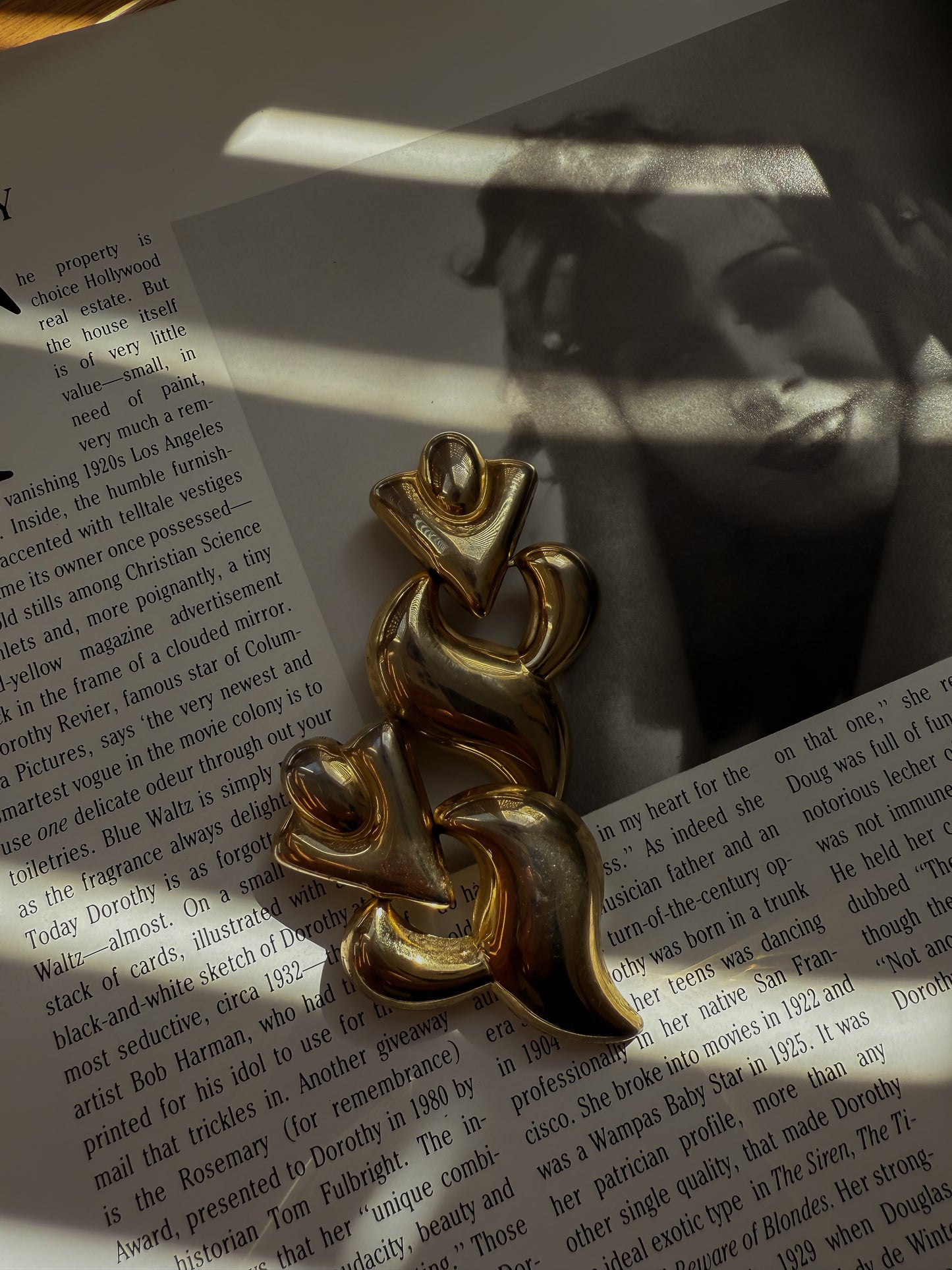 Gilded Flow Earrings|Vintage Baazaar 